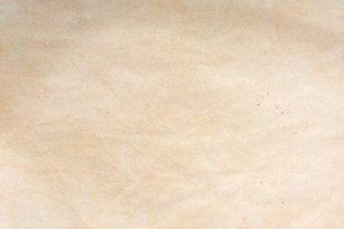 Aged paper sheet. Blank old background with dust and dirty stains. Vintage and antique art concept. Poster mockup. Detailed closeup studio shot. Front view. Toned