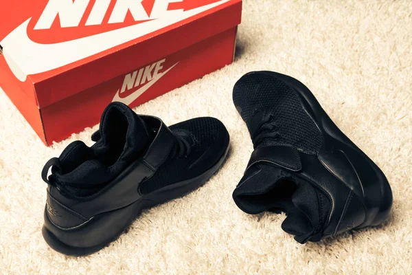 Novo Bonito Colorido Agradável Nike Air Max Tênis Corrida Tênis — Fotografia de Stock