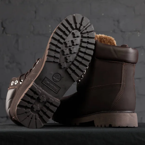 Nouvelles Belles Chaussures Suivi Timberland Colorées Belles Baskets Baskets Montre — Photo