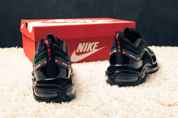 Novo Bonito Colorido Agradável Nike Air Max Tênis Corrida Tênis — Fotografia de Stock