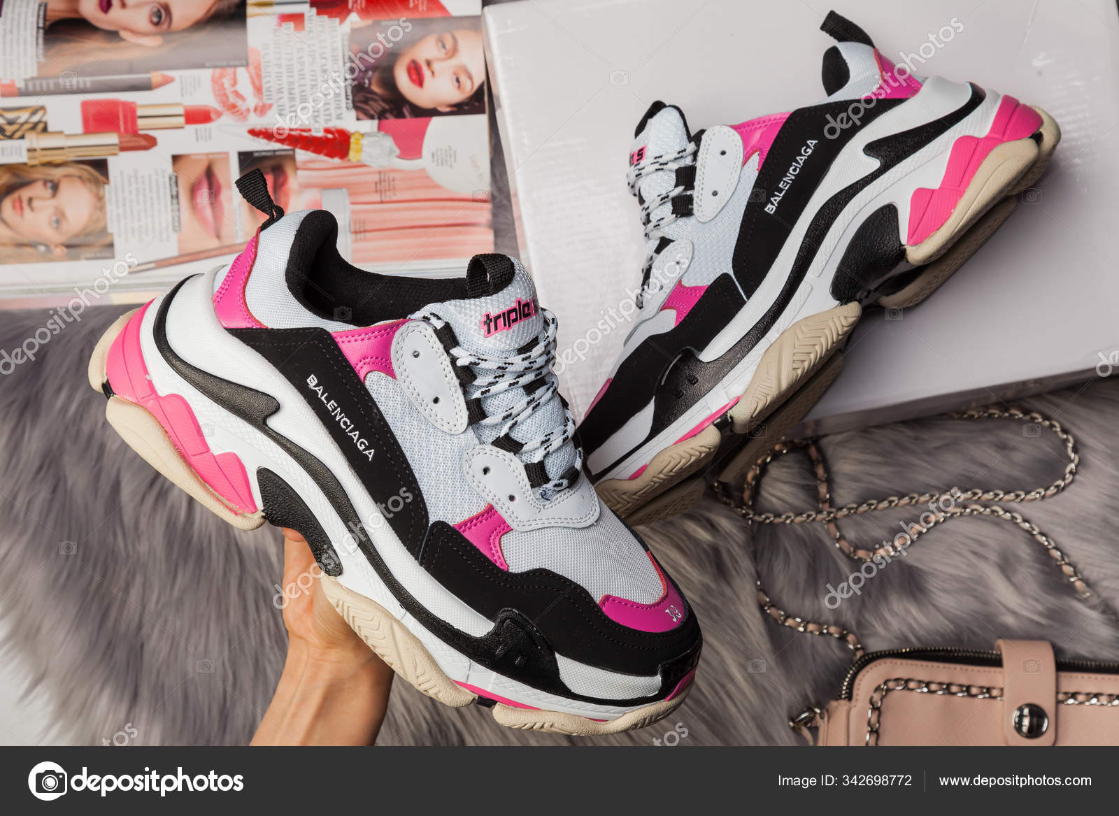 New Beautiful Nice Balenciaga Running Shoes Trainers Shows Editorial Photo © sozon #342698772