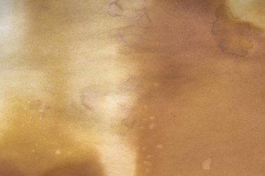 Aged paper sheet. Blank old background with dust and dirty stains. Vintage and antique art concept. Poster mockup. Detailed closeup studio shot. Front view. Toned