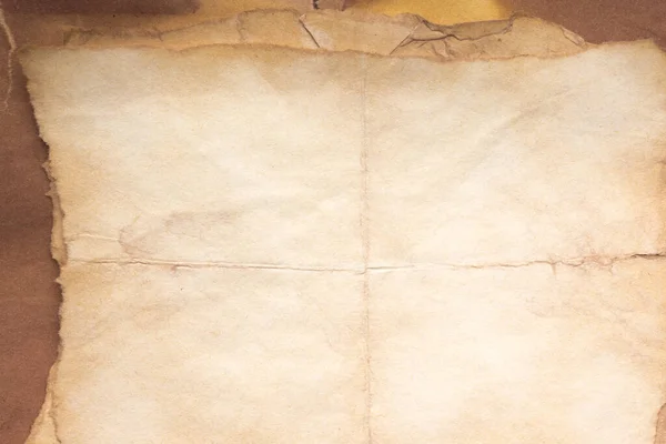 Aged Paper Sheet Blank Old Background Dust Dirty Stains Vintage — 图库照片