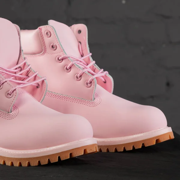 Nouvelles Belles Chaussures Suivi Timberland Colorées Belles Baskets Baskets Montre — Photo