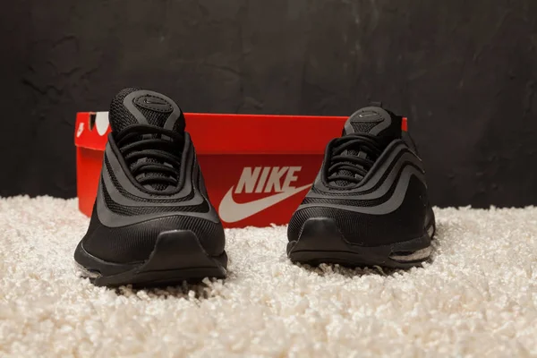 Nové Krásné Barevné Pěkné Běžecké Boty Nike Air Max Tenisky — Stock fotografie