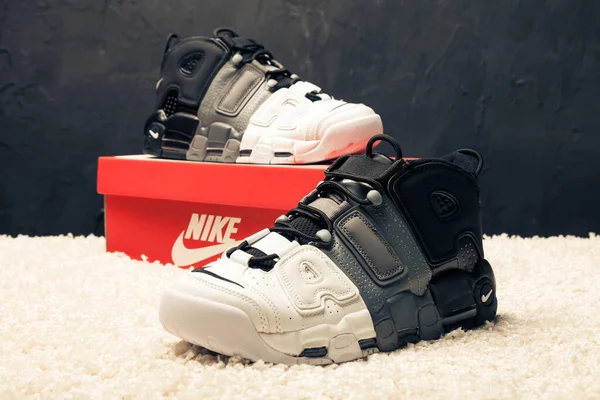 Yeni Renkli Güzel Nike Air Max Koşu Ayakkabıları Spor Ayakkabıları — Stok fotoğraf