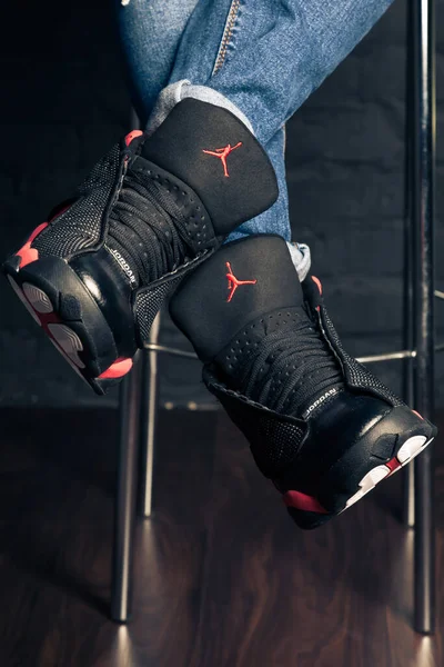 New Beautiful Colorful Nice Jordan Air Max Αθλητικά Παπούτσια Sneakers — Φωτογραφία Αρχείου