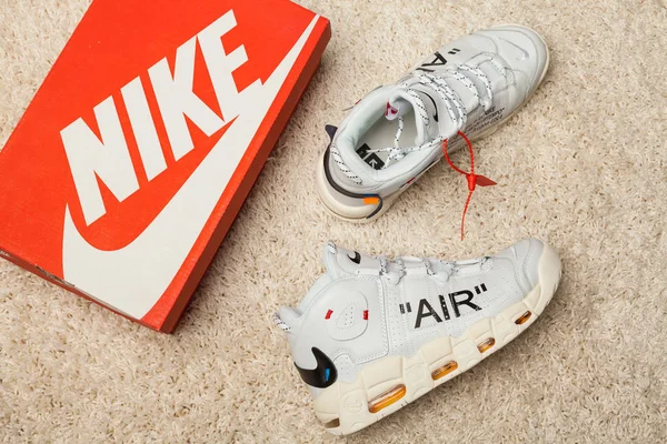 Neue Schöne Bunte Und Schöne Nike Air Max Laufschuhe Turnschuhe — Stockfoto