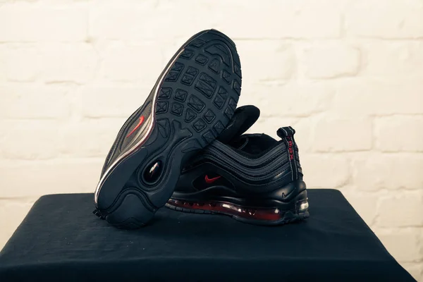 Novo Bonito Colorido Agradável Nike Air Max Tênis Corrida Tênis — Fotografia de Stock