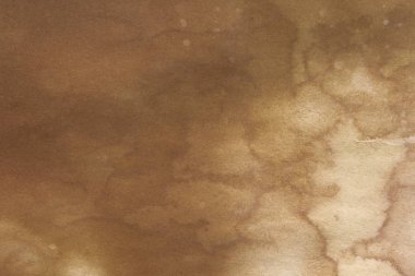 Aged paper sheet. Blank old background with dust and dirty stains. Vintage and antique art concept. Poster mockup. Detailed closeup studio shot. Front view. Toned