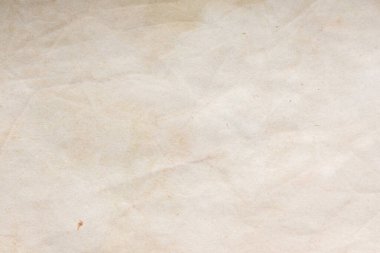 Aged paper sheet. Blank old background with dust and dirty stains. Vintage and antique art concept. Poster mockup. Detailed closeup studio shot. Front view. Toned
