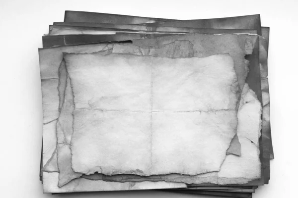 Starzejący Się Papier Puste Stare Tło Kurzem Brudnymi Plamami Koncepcja — Zdjęcie stockowe