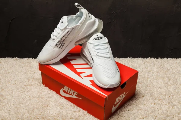 Novo Bonito Colorido Agradável Nike Air Max Tênis Corrida Tênis — Fotografia de Stock