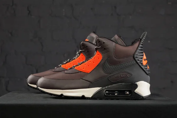 Novo Bonito Colorido Agradável Nike Air Max Tênis Corrida Tênis — Fotografia de Stock