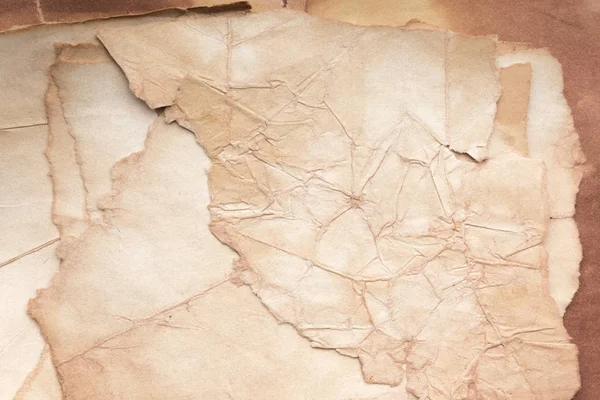 Aged Paper Sheet Blank Old Background Dust Dirty Stains Vintage — 图库照片