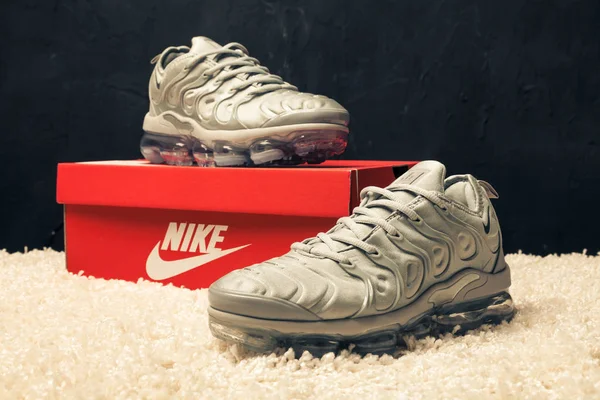 Nové Krásné Barevné Pěkné Běžecké Boty Nike Air Max Tenisky — Stock fotografie