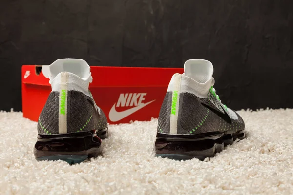 Novo Bonito Colorido Agradável Nike Vapor Max Tênis Corrida Tênis — Fotografia de Stock