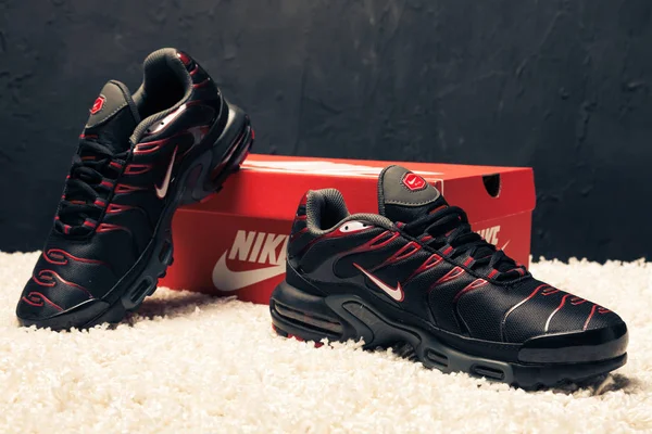 Novo Bonito Colorido Agradável Nike Air Max Tênis Corrida Tênis — Fotografia de Stock