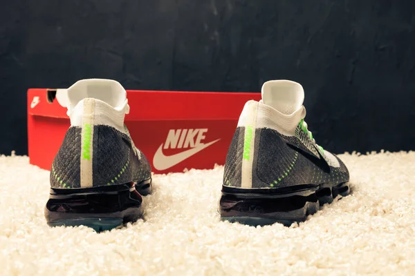 Nové Krásné Barevné Pěkné Nike Vapor Max Běžecké Boty Tenisky — Stock fotografie