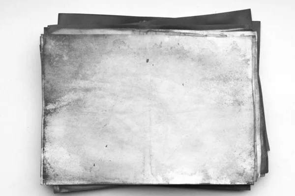 Aged Paper Sheet Blank Old Background Dust Dirty Stains Vintage — Stock Photo, Image