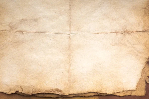 Aged Paper Sheet Blank Old Background Dust Dirty Stains Vintage — Stockfoto