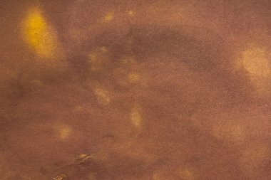 Aged paper sheet. Blank old background with dust and dirty stains. Vintage and antique art concept. Poster mockup. Detailed closeup studio shot. Front view. Toned