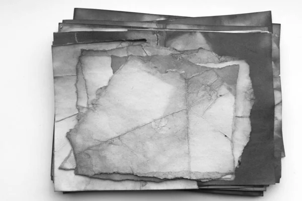 Aged Paper Sheet Blank Old Background Dust Dirty Stains Vintage — Stock Photo, Image