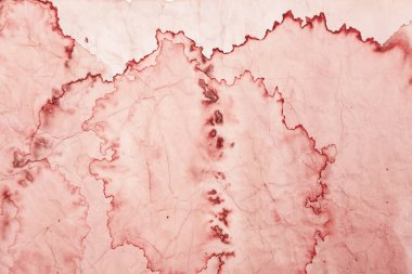 Boş eski kağıt çarşaf. Eski toprak ve kirli lekelerle dolu bir arka plan. Eski ve antika sanat konsepti. Karton, taş, beton ya da doğal mermer gibi bir doku. Poster modeli.