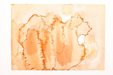 Boş eski kağıt çarşaf. Eski toprak ve kirli lekelerle dolu bir arka plan. Eski ve antika sanat konsepti. Karton, taş, beton ya da doğal mermer gibi bir doku. Poster modeli. 