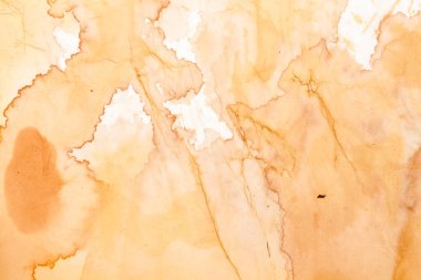 Boş eski kağıt çarşaf. Eski toprak ve kirli lekelerle dolu bir arka plan. Eski ve antika sanat konsepti. Karton, taş, beton ya da doğal mermer gibi bir doku. Poster modeli. 