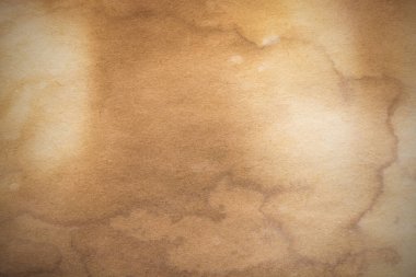 Eski kağıt çarşaf. Toz ve kirli lekelerle dolu boş bir arka plan. Eski ve antika sanat konsepti. Ayrıntılı yakın çekim stüdyo çekimi. Ön manzara. Ayarlanmış