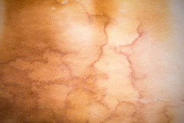 Eski kağıt çarşaf. Toz ve kirli lekelerle dolu boş bir arka plan. Eski ve antika sanat konsepti. Ayrıntılı yakın çekim stüdyo çekimi. Ön manzara. Ayarlanmış