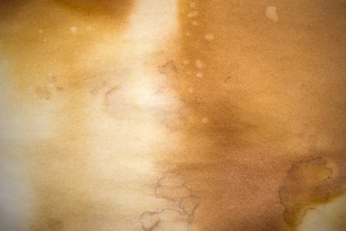 Eski kağıt çarşaf. Toz ve kirli lekelerle dolu boş bir arka plan. Eski ve antika sanat konsepti. Ayrıntılı yakın çekim stüdyo çekimi. Ön manzara. Ayarlanmış