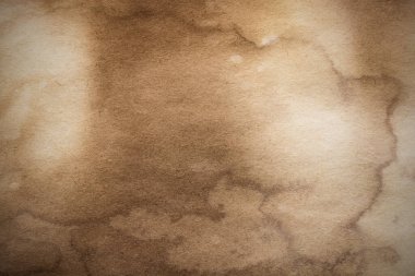 Eski kağıt çarşaf. Toz ve kirli lekelerle dolu boş bir arka plan. Eski ve antika sanat konsepti. Ayrıntılı yakın çekim stüdyo çekimi. Ön manzara. Ayarlanmış