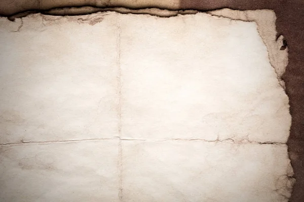 Aged Paper Sheet Blank Old Background Dust Dirty Stains Vintage — 스톡 사진