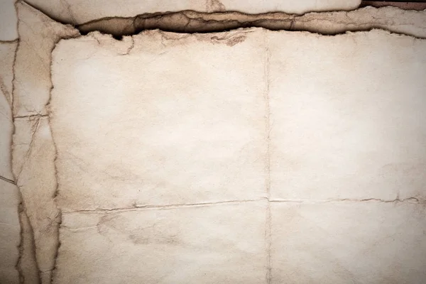 Aged Paper Sheet Blank Old Background Dust Dirty Stains Vintage — 스톡 사진