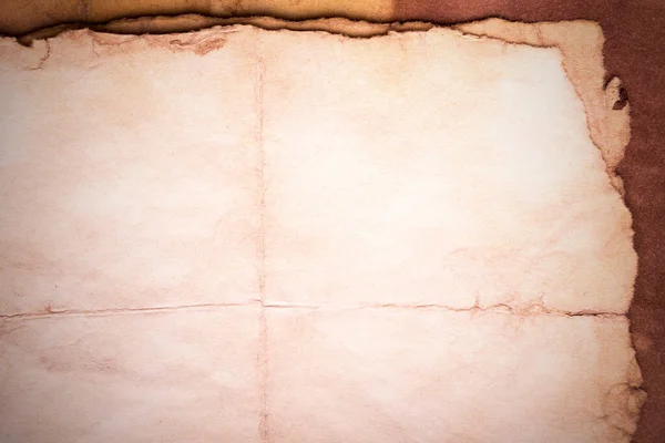 Aged Paper Sheet Blank Old Background Dust Dirty Stains Vintage — 스톡 사진