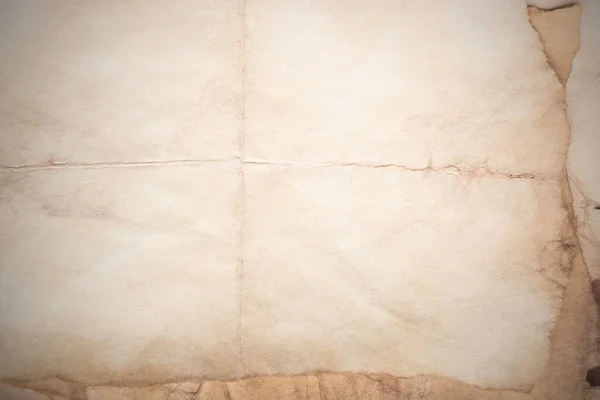 Aged Paper Sheet Blank Old Background Dust Dirty Stains Vintage — Stock Photo, Image