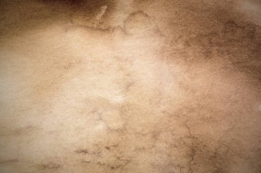 Eski kağıt çarşaf. Toz ve kirli lekelerle dolu boş bir arka plan. Eski ve antika sanat konsepti. Ayrıntılı yakın çekim stüdyo çekimi. Ön manzara. Ayarlanmış
