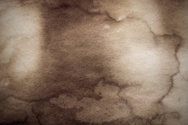 Eski kağıt çarşaf. Toz ve kirli lekelerle dolu boş bir arka plan. Eski ve antika sanat konsepti. Ayrıntılı yakın çekim stüdyo çekimi. Ön manzara. Ayarlanmış