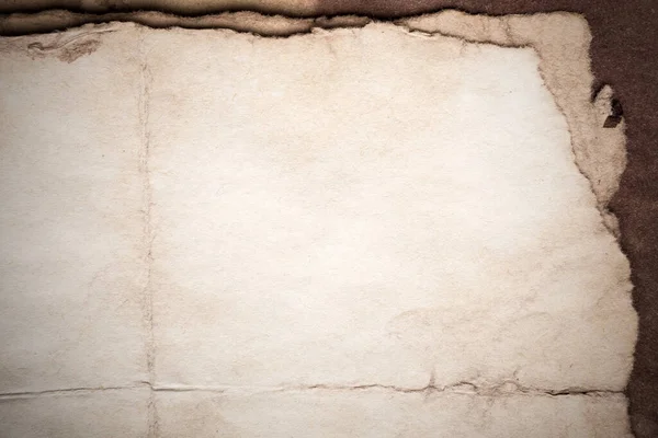 Aged Paper Sheet Blank Old Background Dust Dirty Stains Vintage — 스톡 사진