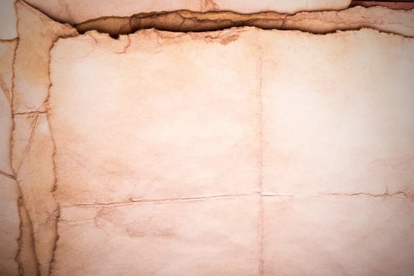 Aged Paper Sheet Blank Old Background Dust Dirty Stains Vintage — 스톡 사진