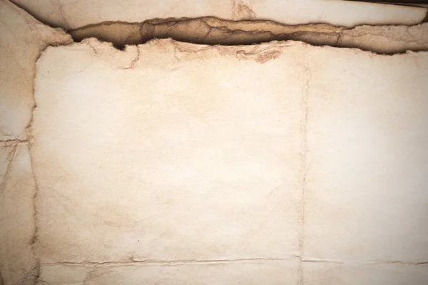 Aged Paper Sheet Blank Old Background Dust Dirty Stains Vintage — 스톡 사진