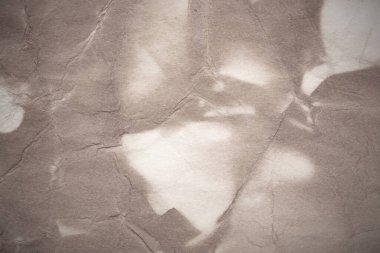 Eski kağıt çarşaf. Toz ve kirli lekelerle dolu boş bir arka plan. Eski ve antika sanat konsepti. Ayrıntılı yakın çekim stüdyo çekimi. Ön manzara. Ayarlanmış