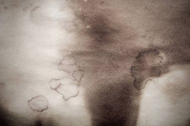 Eski kağıt çarşaf. Toz ve kirli lekelerle dolu boş bir arka plan. Eski ve antika sanat konsepti. Ayrıntılı yakın çekim stüdyo çekimi. Ön manzara. Ayarlanmış