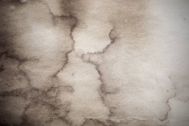 Eski kağıt çarşaf. Toz ve kirli lekelerle dolu boş bir arka plan. Eski ve antika sanat konsepti. Ayrıntılı yakın çekim stüdyo çekimi. Ön manzara. Ayarlanmış