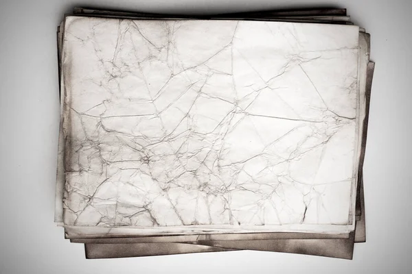 Aged Paper Sheet Blank Old Background Dust Dirty Stains Vintage — 스톡 사진