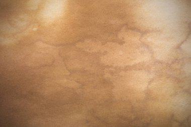 Eski kağıt çarşaf. Toz ve kirli lekelerle dolu boş bir arka plan. Eski ve antika sanat konsepti. Ayrıntılı yakın çekim stüdyo çekimi. Ön manzara. Ayarlanmış