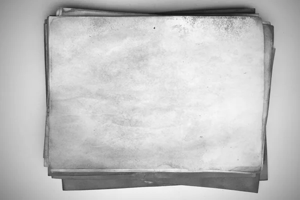 Aged Paper Sheet Blank Old Background Dust Dirty Stains Vintage — 스톡 사진