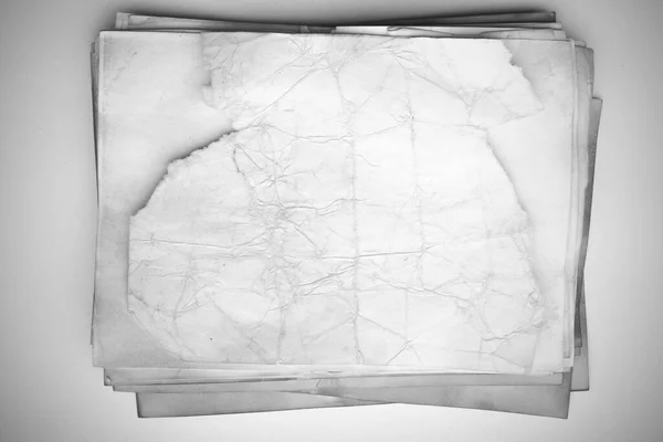 Aged Paper Sheet Blank Old Background Dust Dirty Stains Vintage — 스톡 사진